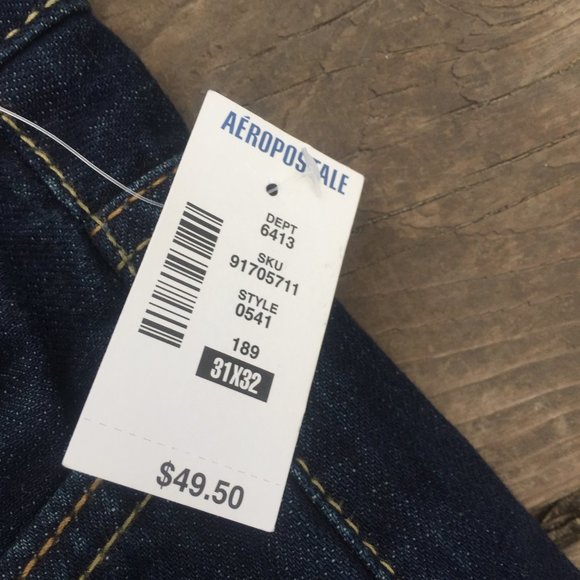 NWOT Aeropastale distressed skinny jeans - 31/32 - Picture 5 of 9
